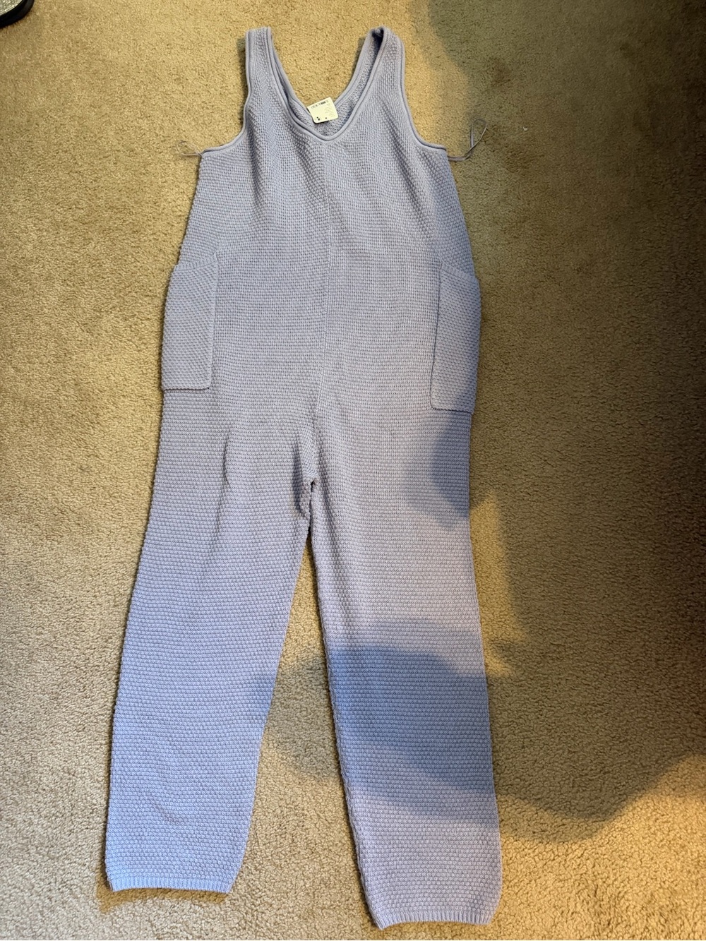 NWT FREE PEOPLE Hailee Lavender Knit One-Piece Romper